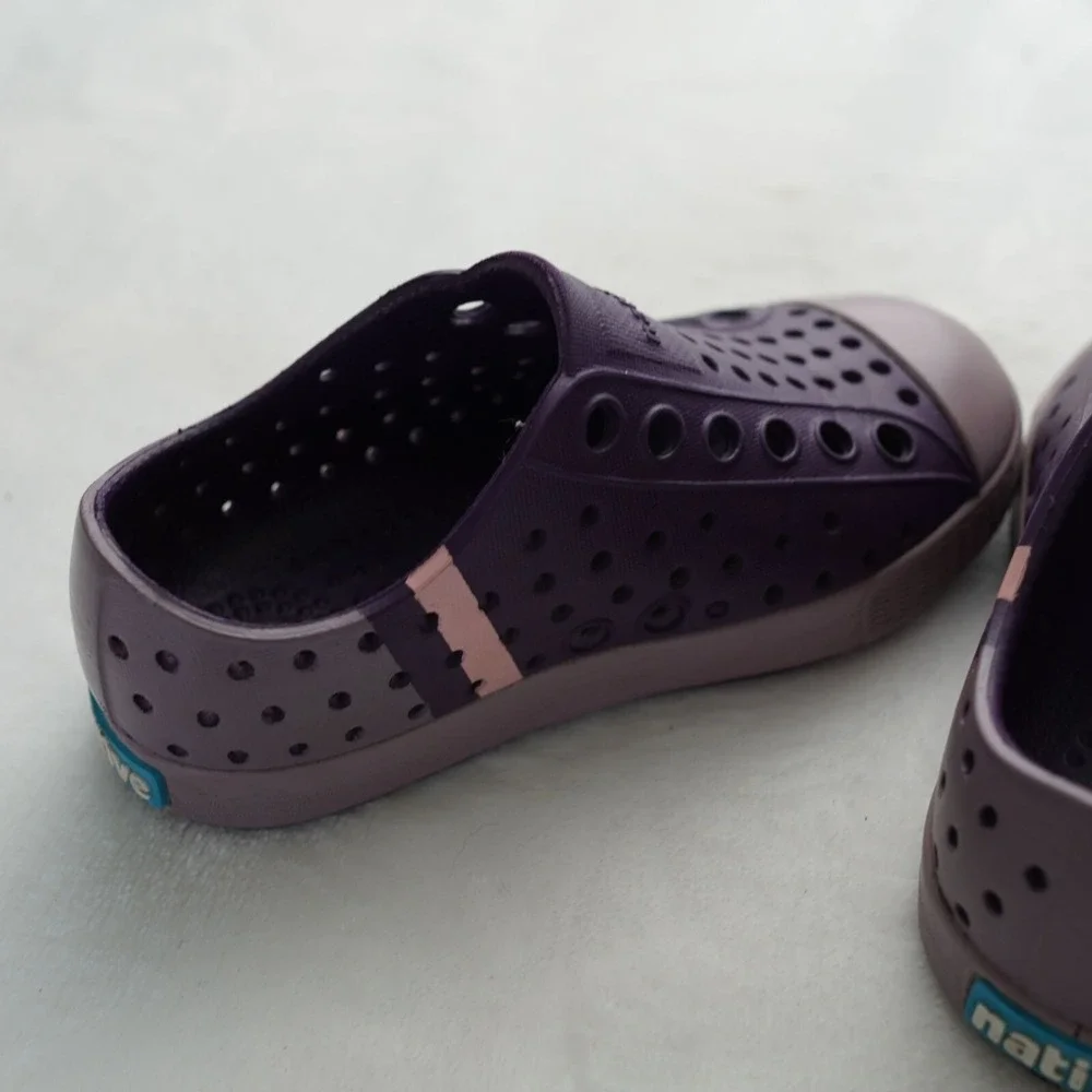 Kids Native Shoes Jefferson Purple Slip-On Sneakers‎ Size C6